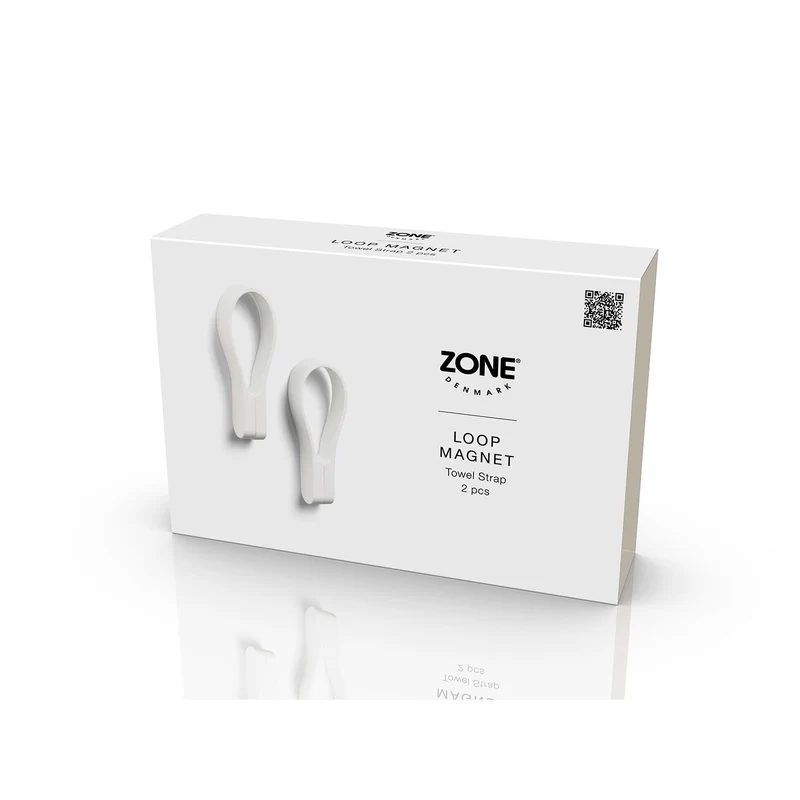 Zone Denmark Handtuchhalter Loop magnet 2 Stck. White