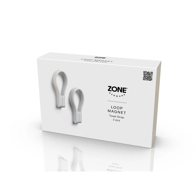 Zone Denmark Handtuchhalter Loop magnet 2 Stck. Soft Grey