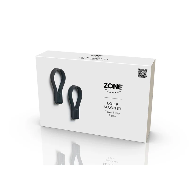 Zone Denmark Handtuchhalter Loop magnet 2 Stck. Black