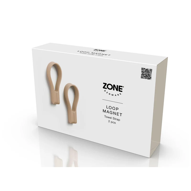 Zone Denmark Handtuchhalter Loop magnet 2 Stck. Camel