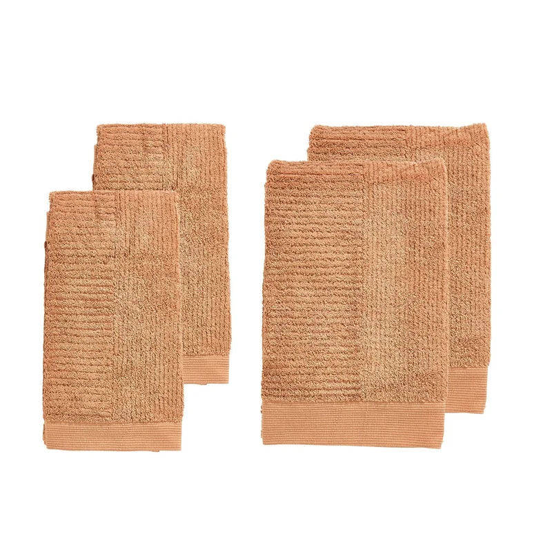 Zone Denmark Handtuch Classic 4 Stck. Mandarine