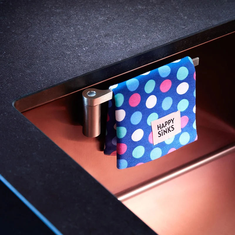 Magnetischer Geschirrtuchhalter Edelstahl Happy Sinks