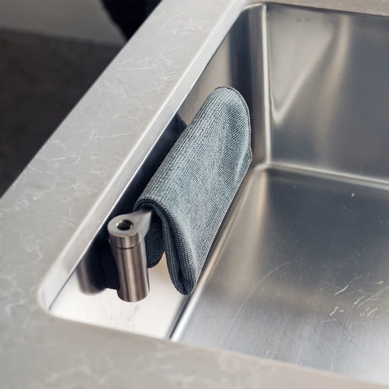 Magnetischer Geschirrtuchhalter Edelstahl Happy Sinks