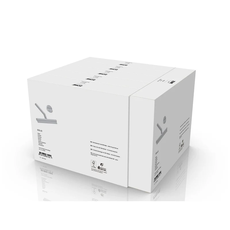Zone Denmark Duschabzieher m. Halter Solo White