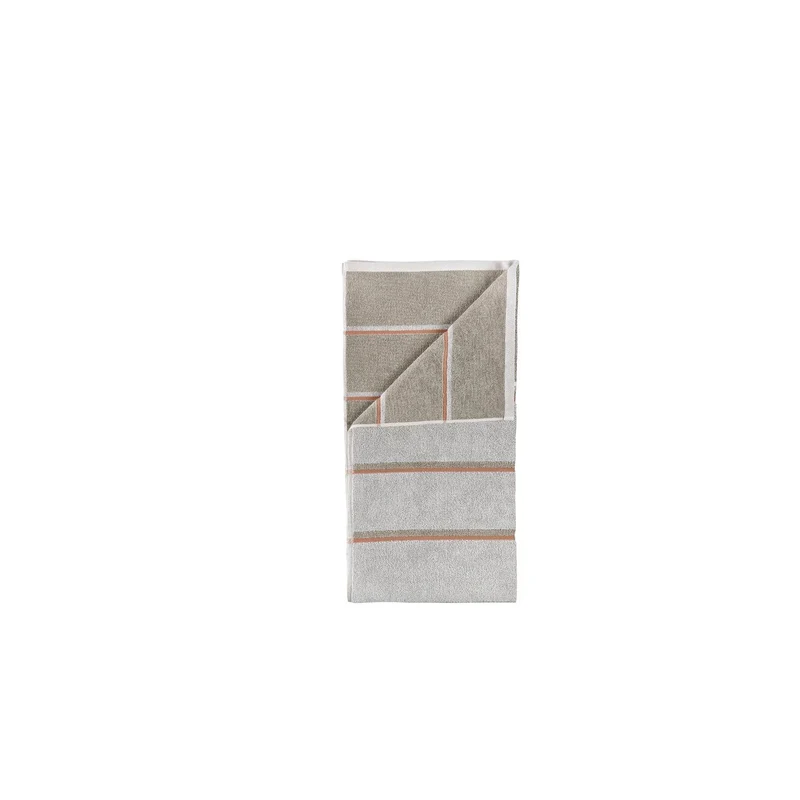 Zone Denmark Handtuch Sauna 50x100 Soft Grey/Eucalyptus/Terracotta