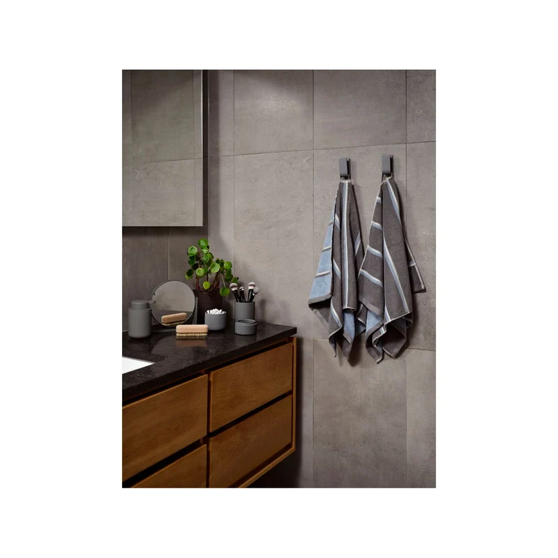 Zone Denmark Handtuch Sauna 50x100 Grey/Blue Fog/Soft Grey