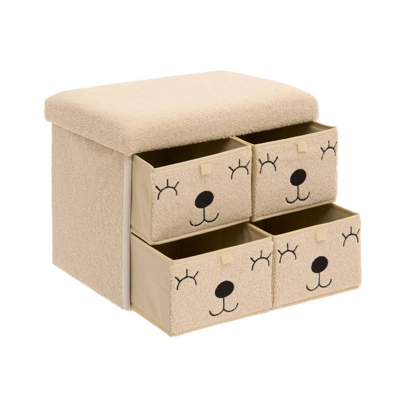Bankje met lades teddy kinderkamer Atmosphera