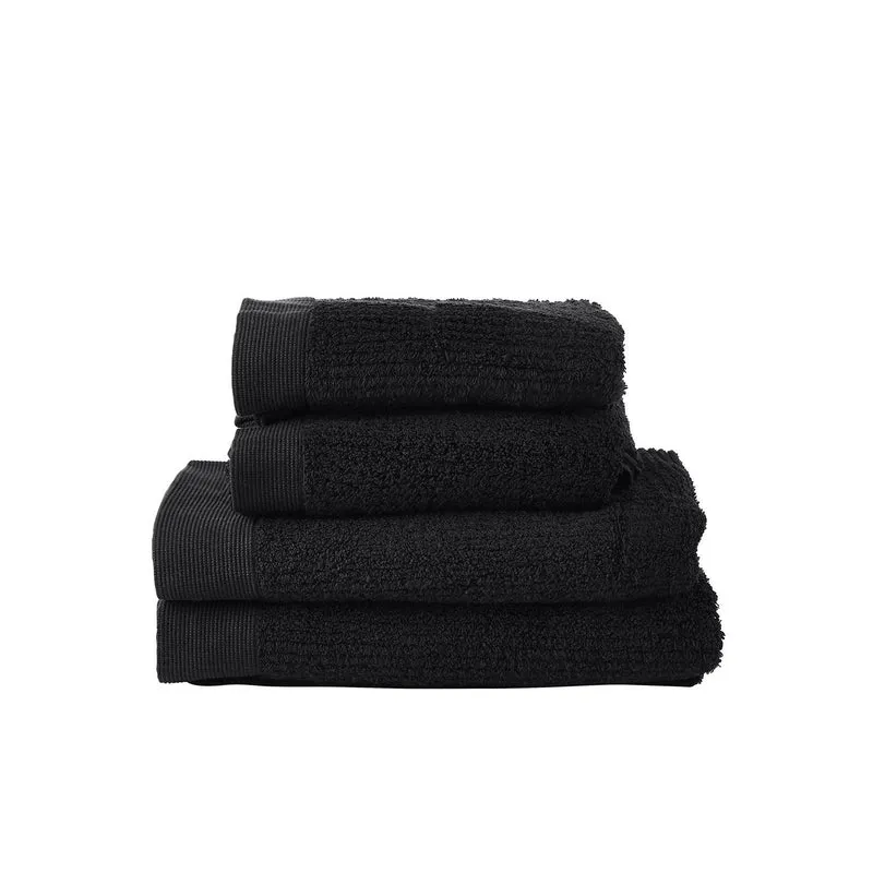 Zone Denmark Handtuch Classic 4 Stck. Black