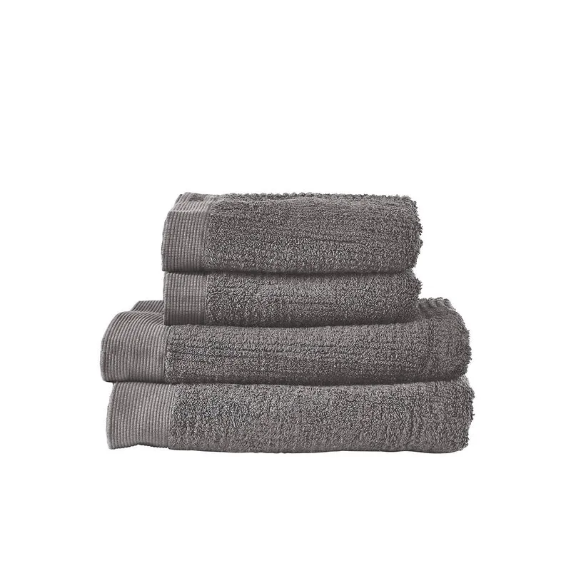 Zone Denmark Handtuch Classic 4 Stck. Grey