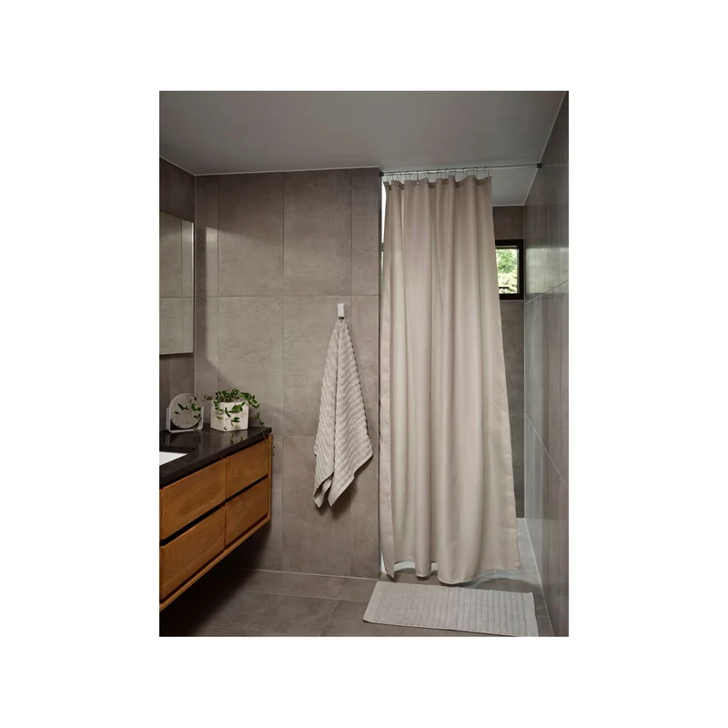 Zone Denmark Duschvorhang Lux 180x200 Soft Grey