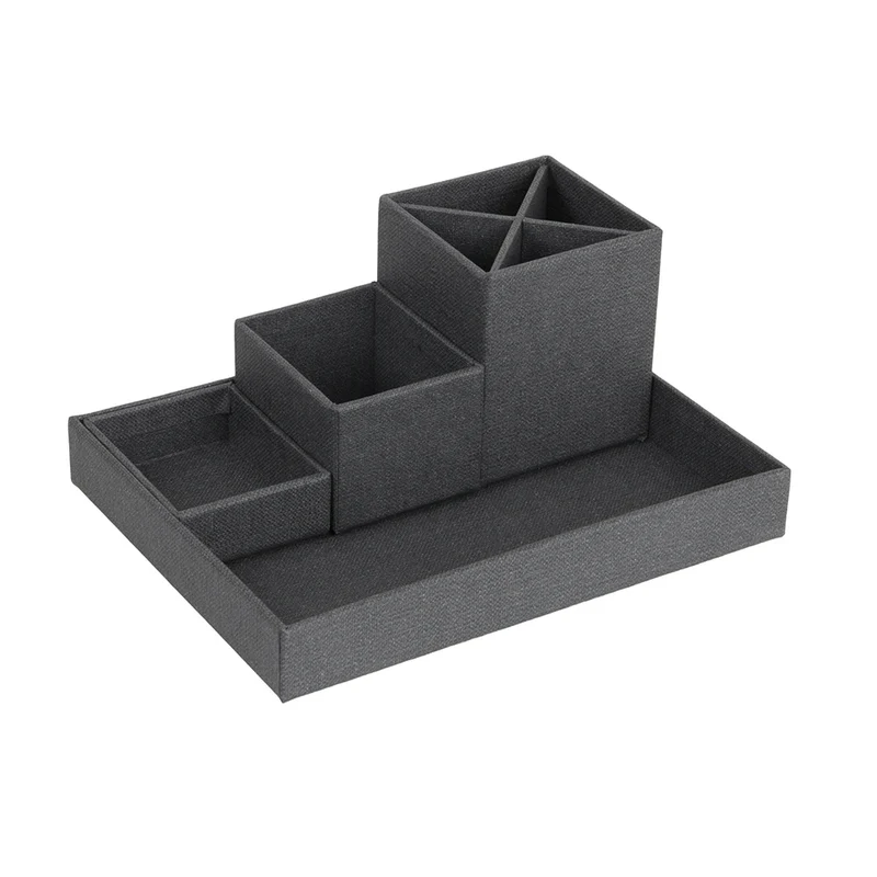 Schreibtisch-Organizer schwarz Bigso Box of Sweden