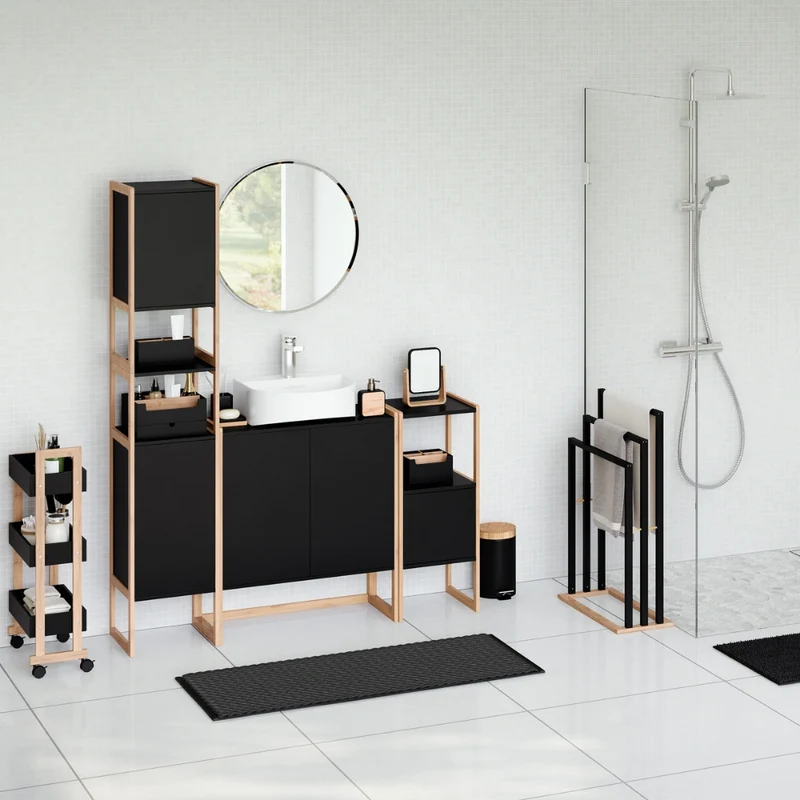 houten trolley badkamer of keuken Five®