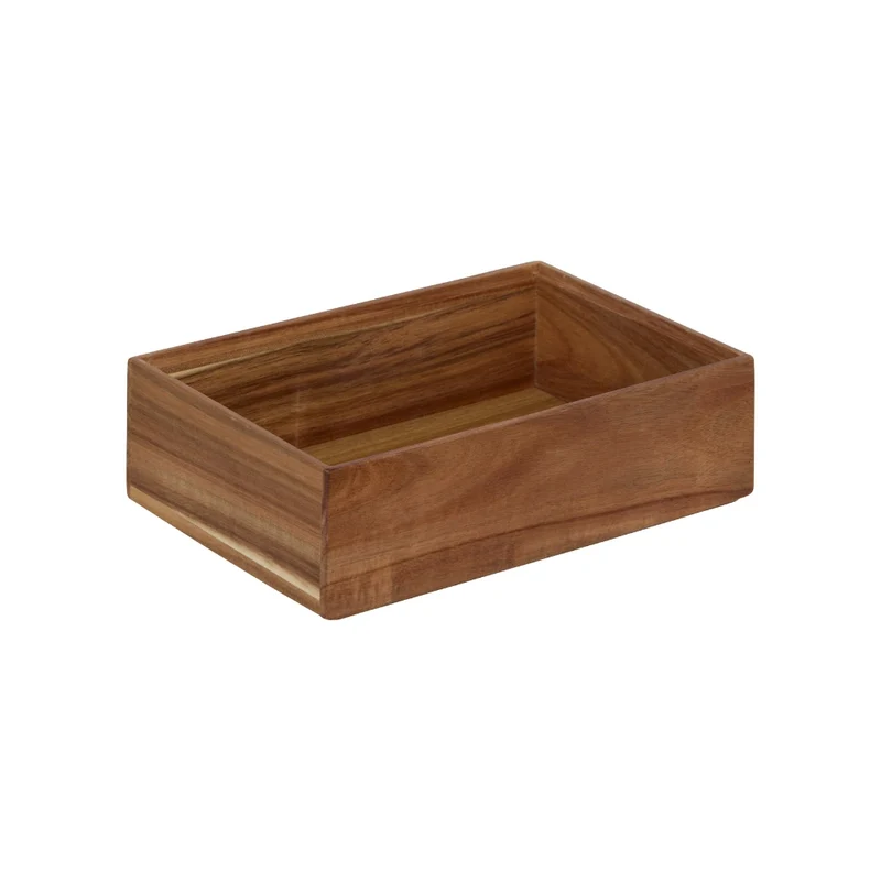 Schubladentabletts aus Akazienholz, 7 cm hoch, Five®