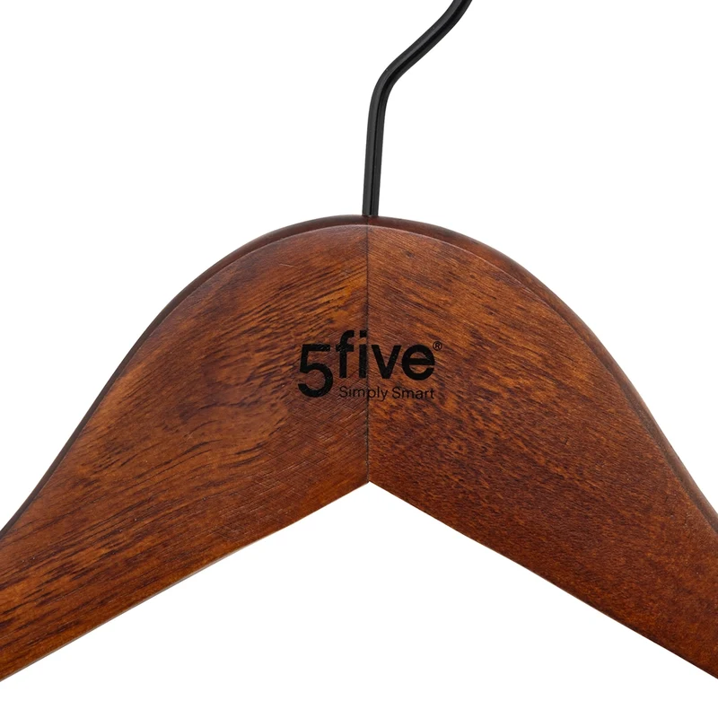 Industrielle Kleiderbügel aus Holz, 2 Stück, Five®