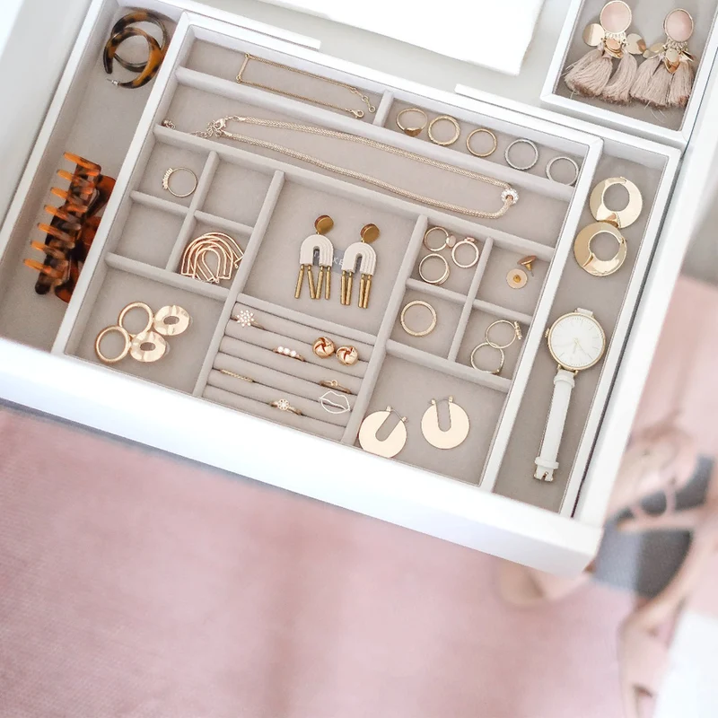 Schubladenorganisator Schmuck ausziehbar mittel Stackers
