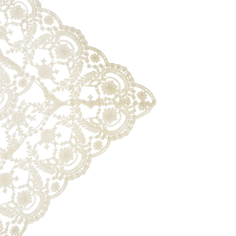 Vintage Spitzen-Tischdecke 150 x 150