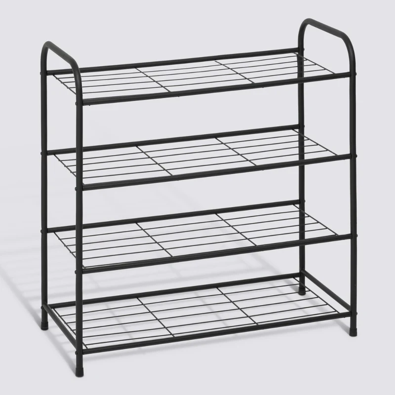 Zwart metalen schoenenrek 12 paar Five®