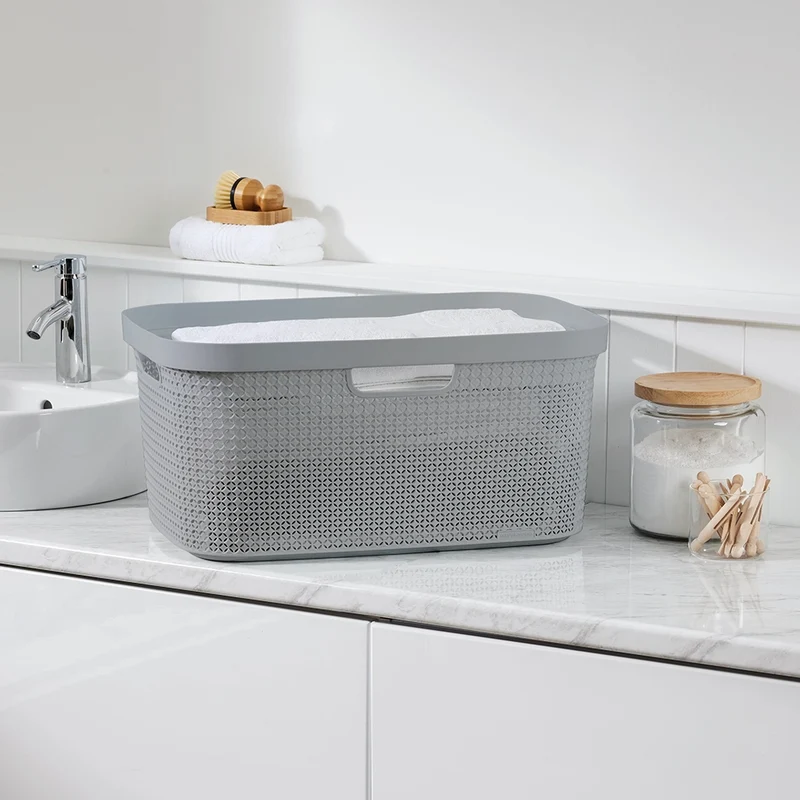 Hüft-Wäschekorb aus Kunststoff Ezystorage