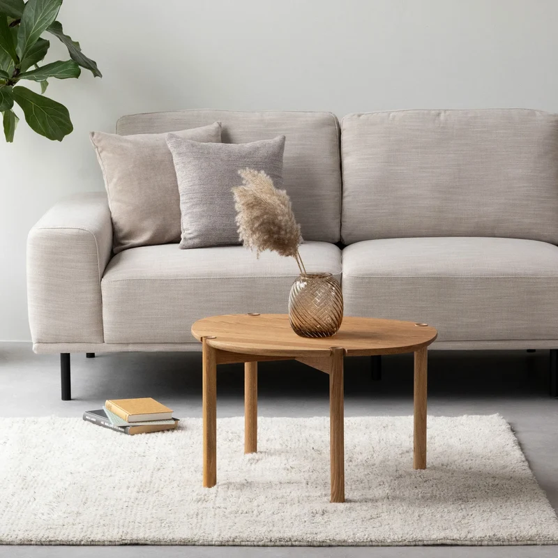 Colo Cross Couchtisch FSC-zertifiziertes Eichenholz H40 cm