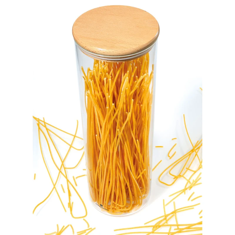 Zassenhaus Vorratsglas mit Holzdeckel 2000 ml