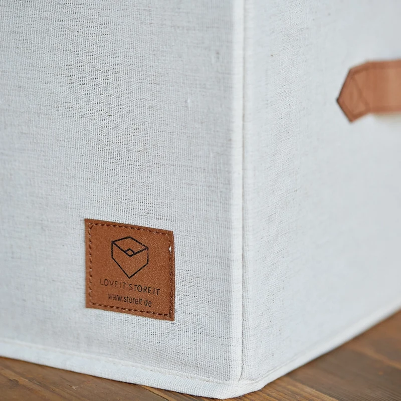 Aufbewahrungsbox beige Kleiderschrank groß Store It