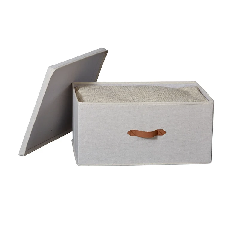 Aufbewahrungsbox beige Kleiderschrank extra groß Store It