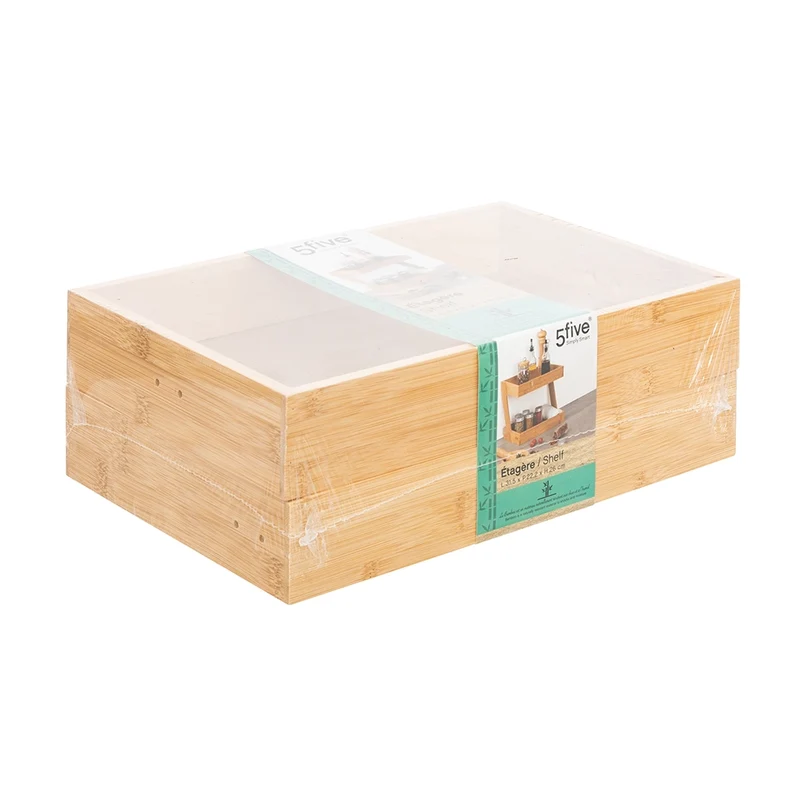 Bambus-Arbeitsplattenregal Five®