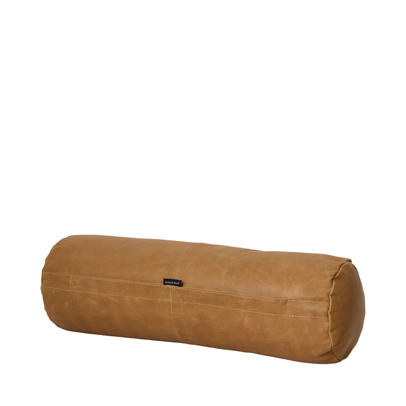 Leder Kissenrolle