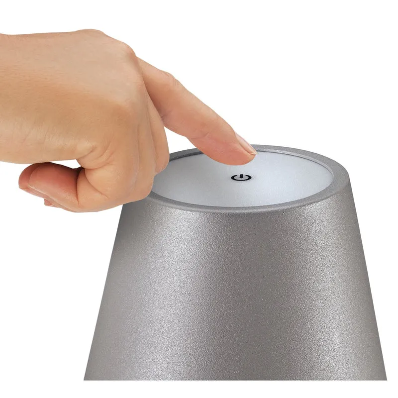 Cilio LED-Flaschenlampe LUCE schwarz