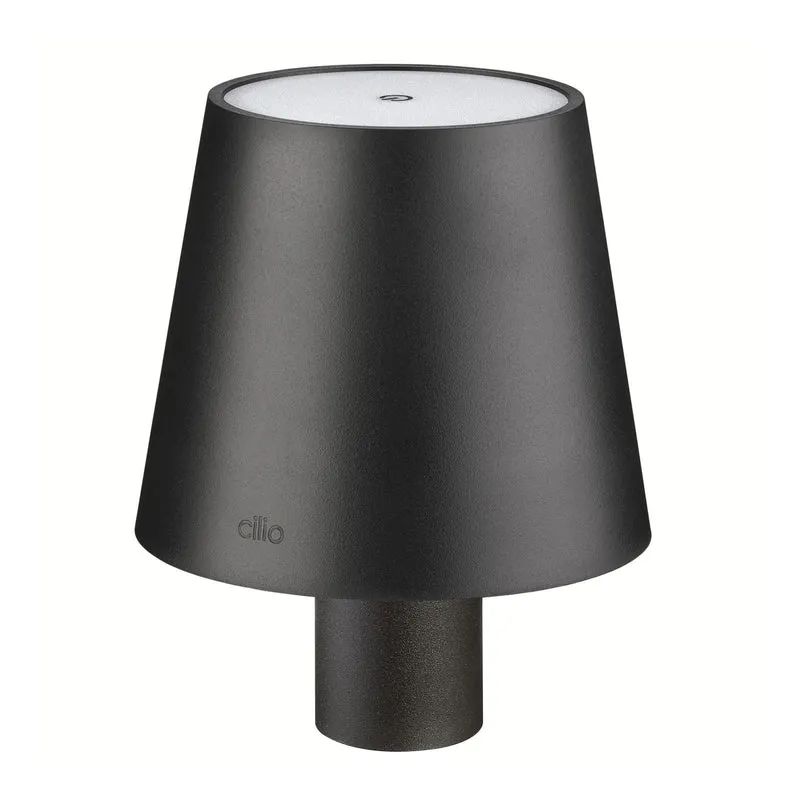 Cilio LED-Flaschenlampe LUCE schwarz