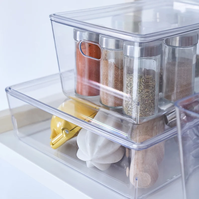 Transparenter Behälter mit Deckel 11 Liter Ezystorage