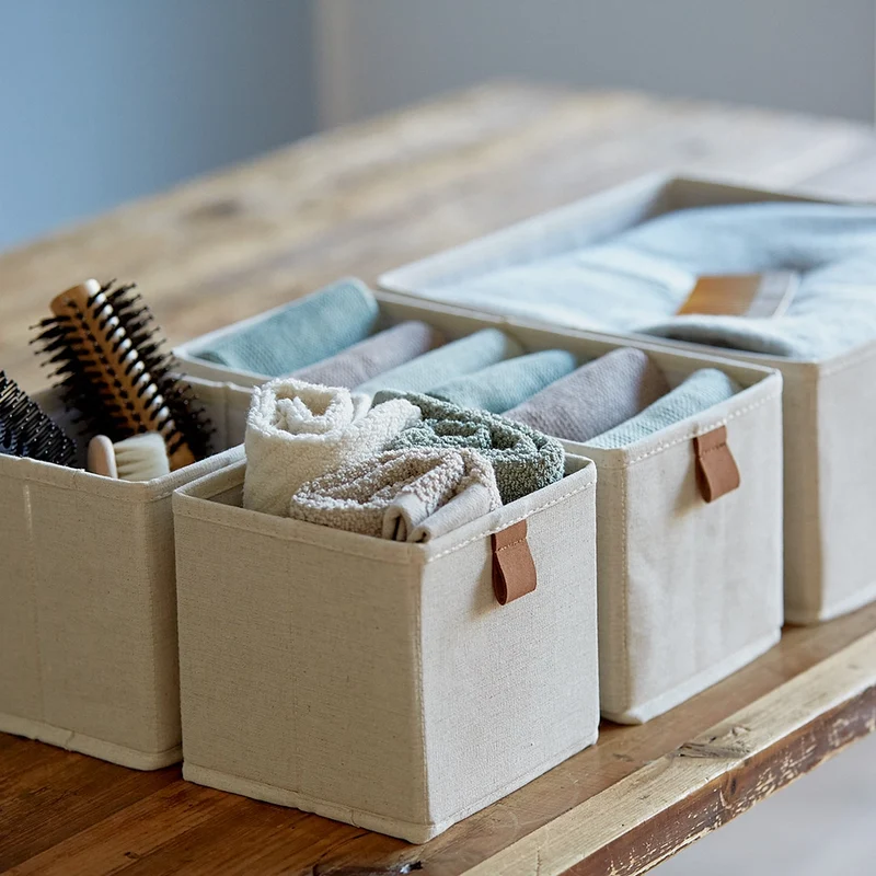 Schubladenkorb beige 5-teilig Store It
