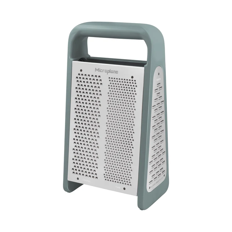 Microplane Box Grater PureCut Eucalyptus Grün