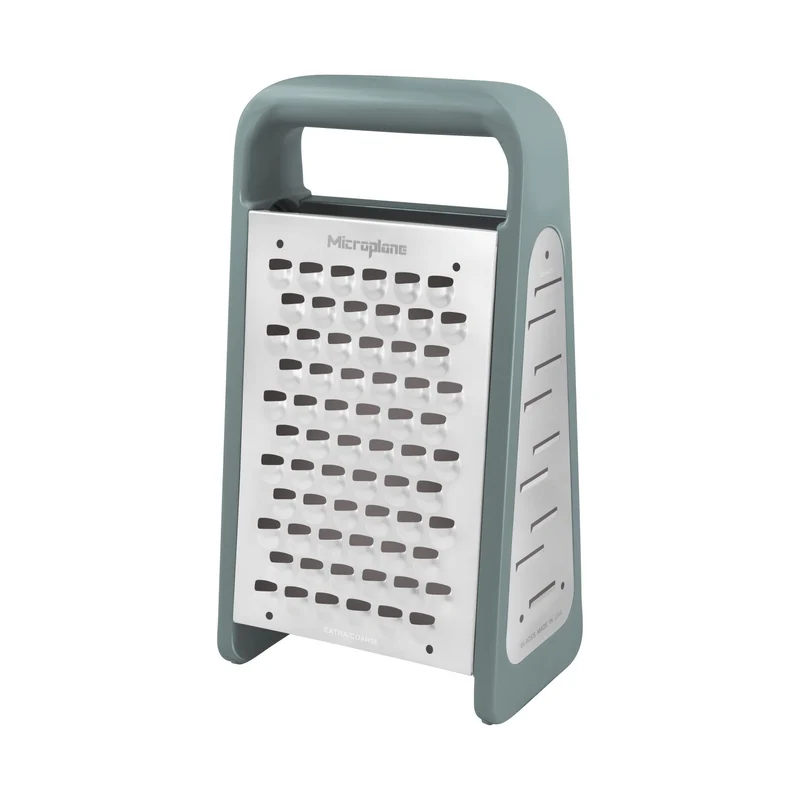 Microplane Box Grater PureCut Eucalyptus Grün