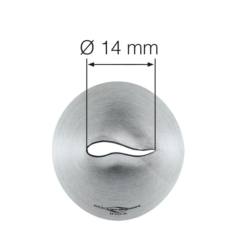 Küchenprofi Rosentülle 14 mm, geschwungen