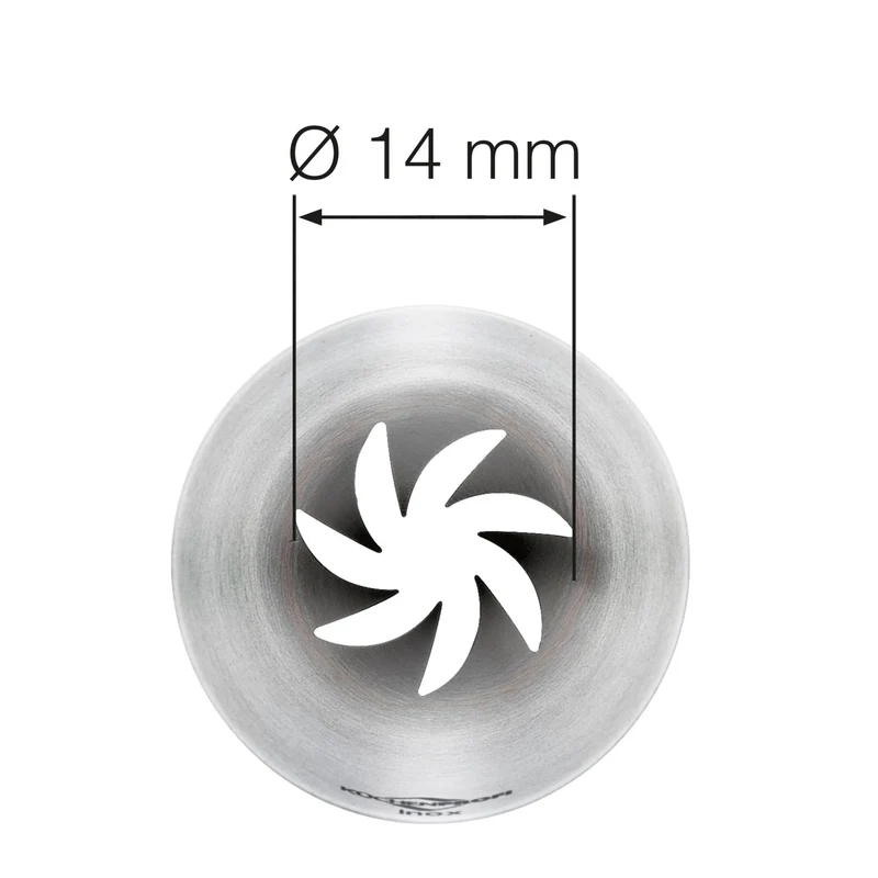 Küchenprofi Rosettentülle 14 mm