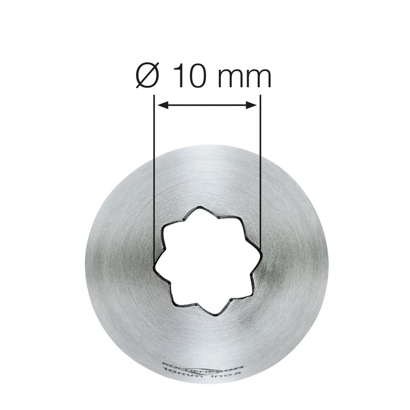 Küchenprofi Sterntülle 10 mm