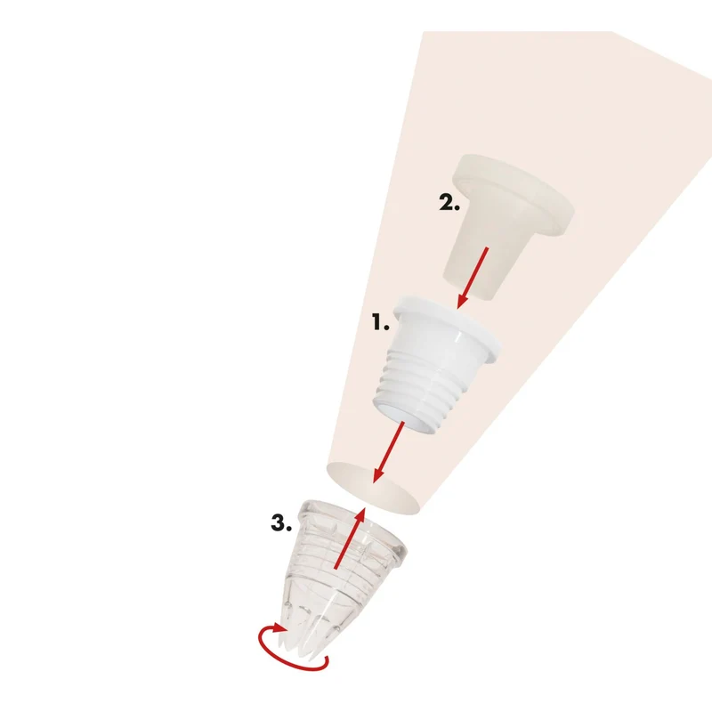 Küchenprofi Tüllen-Adapter