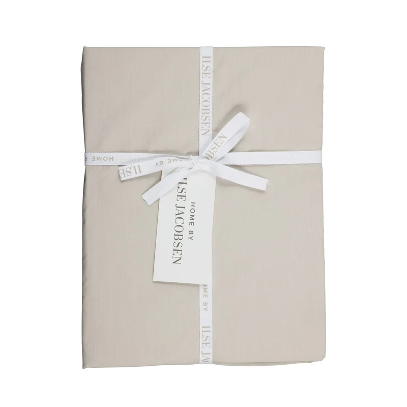Boxbettlaken 140x200x15 cm Sandbeige