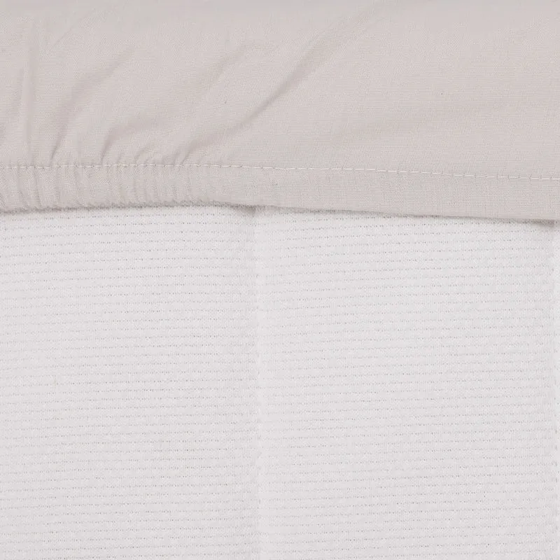 Boxbettlaken 140x200x15 cm Sandbeige
