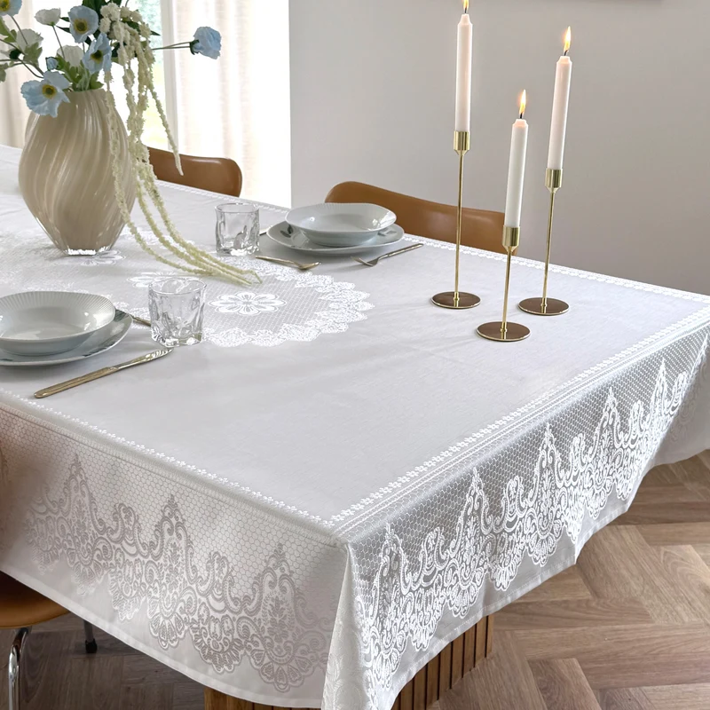 Spitzen-Tischdecke 150 x 270