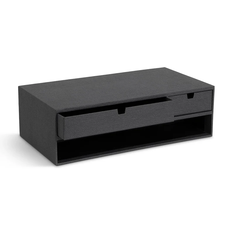 Monitorständer mit Schubladen Bigso Box of Sweden