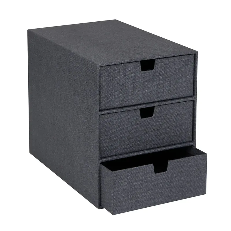 Schreibtisch-Organizer mit 3 Schubladen Bigso Box of Sweden