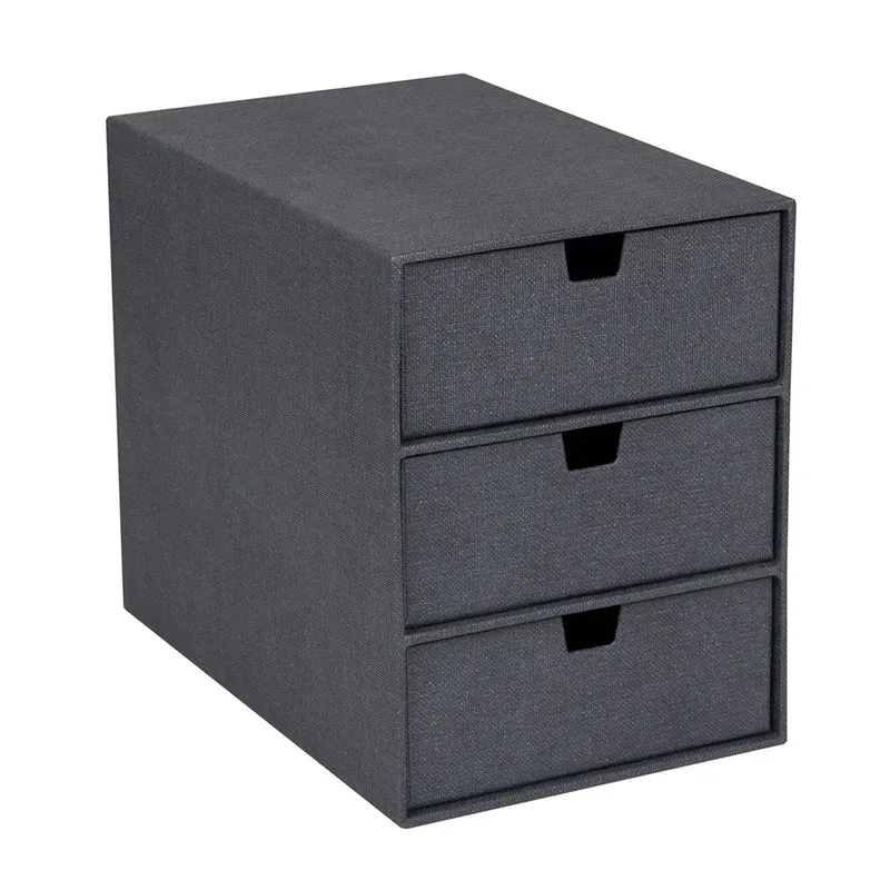 Schreibtisch-Organizer mit 3 Schubladen Bigso Box of Sweden