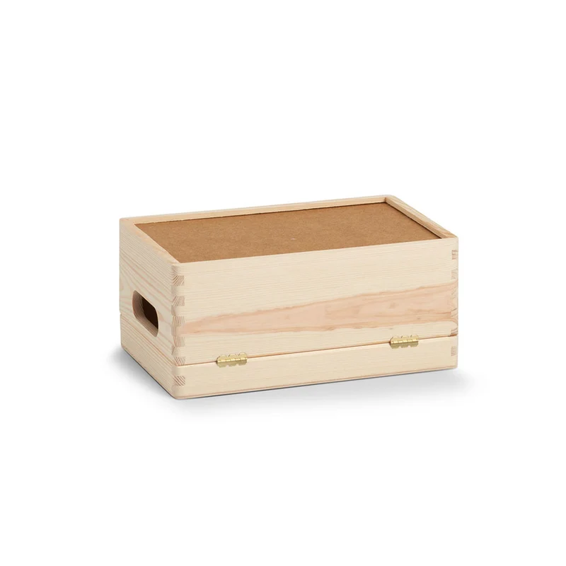 Holzkiste mit Deckel 30x20x14 cm Zeller