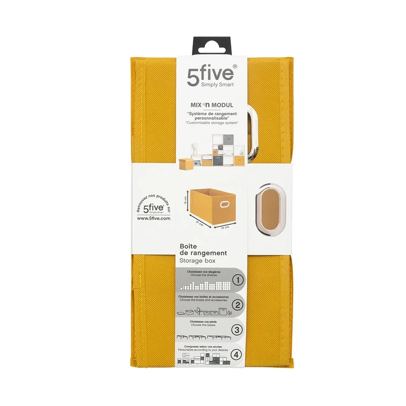 Aufbewahrungskorb Senf groß Five®