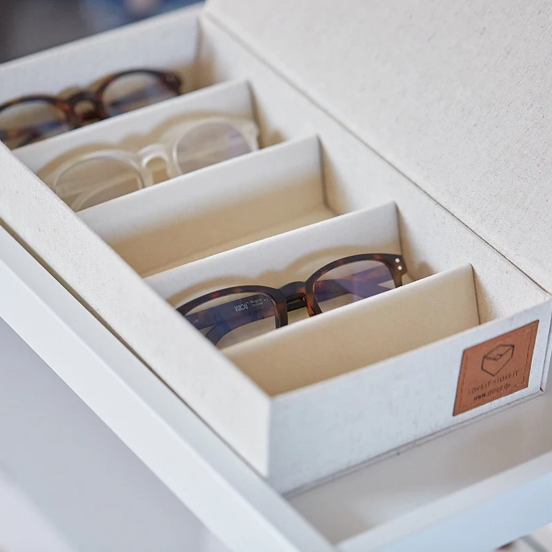 Brillenaufbewahrungsbox beige Store It