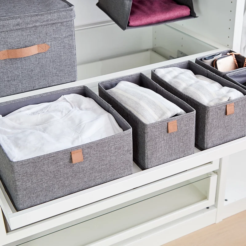 Schubladen-Körbe grau 5-teilig Store It