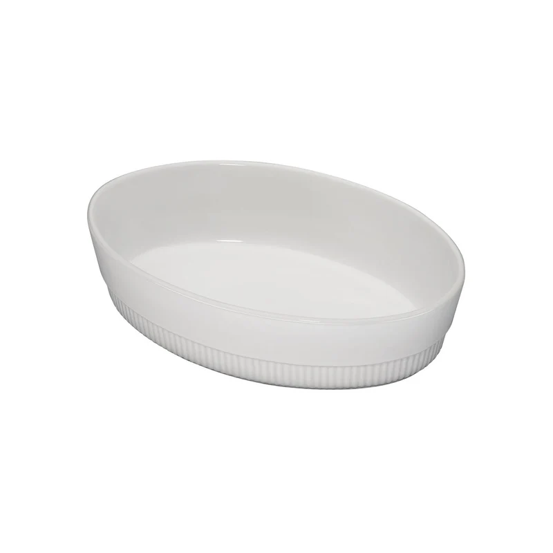 SPRING Auflaufform CHALET oval 30 cm weiß