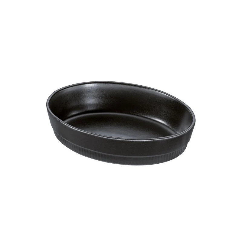 SPRING Auflaufform CHALET oval 26 cm schwarz